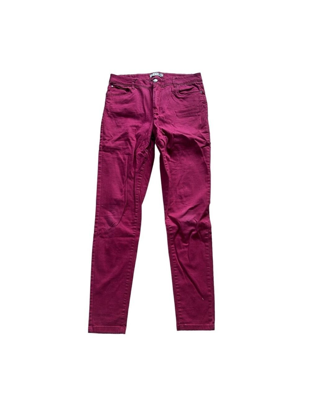 Denim Co Jeans Women's Size 8 Burgundy
